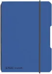 Herlitz Notizheft my.book flex A6 PP 40Bl. kariert blau
