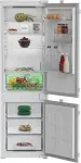 K&uuml;lmik Beko Refrigerator | B3BCNA294HS | Energy efficiency class E | Built-in | Combi | Height 177.5 cm | No Frost system | Fridge net capacity 194 L | Freezer net capacity 76 L | Display | 37 dB | White