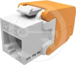 Solarix CAT6 UTP SXKJ-6-UTP-WH-SA self-tapping keystone Component Level and 4PPoE certification