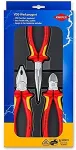 KNIPEX 00 20 12 Electro pliers set - 3-pieces