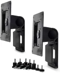 Ergotron Dual Monitor Tilt Pivot Kit - Befestigungskit (2 Drehgelenke, 2 Kabelbinder, Schrauben) f&uuml;r 2 Monitore - Schwarz