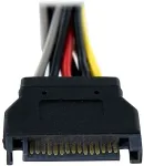StarTech.com SATA Power Y Splitter, Black, 125.00, 10.00, 230.00