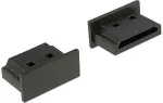 DELOCK Dust Cover for HDMI Micro-D Female with Grip - Schutzumschlag - Schwarz