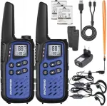 BAOFENG Walkie-Talkie BF-T25E Dark Blue, 2 pieces