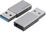 4Smarts Passiver Adapter USB-A 3.0 auf USB-C 2er Set
