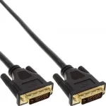 INLINE Premium - DVI-Kabel - Dual Link - DVI-D (M) - DVI-D (M) - 3,0m - Schwarz (17783P)