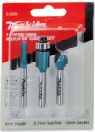 MAKITA cutter set D-30209, 3 pieces (6mm shank)