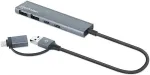 Manhattan 4-Port USB A/C Hub 2x USB-A 2x USB-C Ports