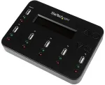 StarTech.com 1:5 Standalone USB2.0 Stick Duplizierer und Eraser - Flash Drive Kopierer - USB-Disk-Duplikator - 5 Sch&auml;chte (USBDUP15)