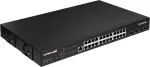 EdiMax J&auml;relevalve 24-pordiline Gigabit PoE+ veebip&otilde;hine nutikas l&uuml;liti / 4-pordiline 10GbE SFP+