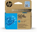 Tooner Hp 924e EvoMore Cyan Original Ink Cartridge