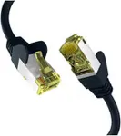 EFB RJ45 Patchkabel S/FTP Cat.6a PIMF 0.50m schwarz
