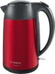 Veekeetja Bosch | Kettle | DesignLine TWK3P424 | Electric | 2400 W | 1.7 L | Stainless steel | 360&deg; rotational base | Red