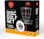 Discmania Portable discgolf target Lite pro with discs