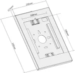 Maclean Wall mount tablet hanger MC-474W