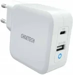 Noname Charger CHOETECH GaN USB Type-C, Type-A: 65W, PD, QC