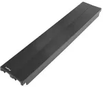 LANBERG 19" PLASTIC QUICK-MOUNT FIRE-RESISTANT BLIND PANEL 2U BLACK