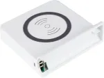 Alcasa Good Connections Qi Wireless Charging Pad 15 Watt (white, for USB desktop fast charging station PCA-D006W (left side))
