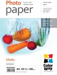 ColorWay Matte Photo Paper | 190 g/m&sup2; | A4