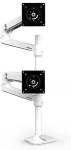 Ergotron LX DUAL STACKING ARM TALL POLE BWT.