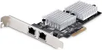 V&otilde;rgukaart StarTech .COM 2-Port 10Gbe Netzwerkkarte PCIe Ethernet 10 Gigabit Karte fr PCs/Server PCI Express Netzwerkkarte/10gb LAN Karte