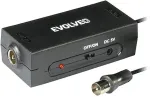 EVOLVEO Amp 1, FM/DAB+/DVB-T2 antenna amplifier, LTE, 4G, 5G filter