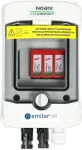 EMITER Switchgear attached DC hermetic IP65 EMITTER with DC surge arrester Dehn 1000V type 2, 1x PV string, 1x MPPT