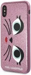 Karl Lagerfeld Karl Lagerfeld KLHCPXGLCHPI iPhone X/Xs hard case pink/r&oacute;żowy K-Paris