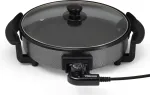 Tristar PZ-2963, Round, Black, Detachable lid, 1500 W, 30 cm, 2.02 kg