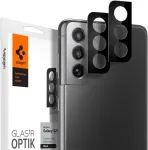Spigen Tagakaamera kaitseklaas Optik Lens Protector, Samsung Galaxy S21+ 5G, komplektis 2tk, must,