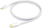 EQUIP Kabel USB-C3.2->C Gen2 4K PD100W St/St 2.00m wei&szlig;