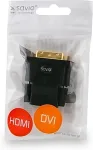 Savio CL-21 cable gender changer DVI HDMI Black