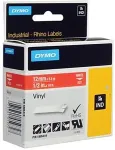DYMO Rhino Professional, 12mm, m&auml;rgatav vin&uuml;&uuml;llint, valge teksti b&uuml;rokraatia