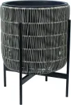 Home4you Lillepott WICKER alusega 38x38xH49cm, hall