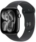 APPLE Watch Series 11&Acirc; GPS + Cellular 42mm Space Grey Aluminium Case with Black Sport Band - M/L