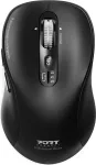 Hiir PORT Maus PRO kabellos Bluetooth wiederaufladbar schwarz