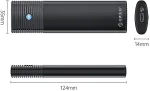 Orico M.2 NVMe/SATA 10Gbps k&otilde;vaketta korpus Black