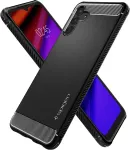 Spigen Kaitse&uuml;mbris Rugged Armor, Samsung Galaxy A04s / A13 5G, must,