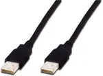 Digitus USB 2.0 Anschlusskabel Typ A -A St/St 1.8m, sw