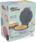 Giles & Posner EK6701GSPPVDE Heart Waffle Maker