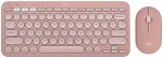Klaviatuur Logitech Pebble 2 Bluetooth Keyboard Combo - TONAL ROSE - US INT'L