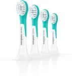Hambahari PHILIPS Sonicare For Kids HX6034 Ekstra tandb&oslash;rstehoved 4 Bl&aring; Hvid