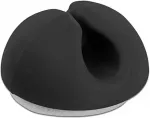 DELOCK Kabelhalter Mini selbstklebend Set 10 St&uuml;ck schwarz