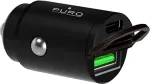 Puro Autolaadija Mini USB-C/USB 30W, Must