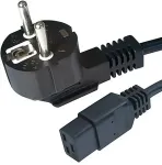 GEMBIRD Euro plug to C19 socket power cord 1,8m 16A