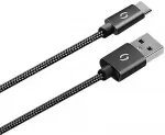 ALIGATOR Smart car charger 3.4A, 2xUSB, smart IC, black, USB-C cable