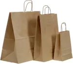 PaperSeal Paberkott, 180 x 80 x 220 mm, pruun, 5 tk