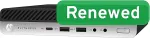HP Renewed Grade A | EliteDesk 800 G4 | Intel Core i5 | i5-8500T | 8 GB | SSD | 256 GB | Intel UHD Graphics 630 | Wi-Fi | Windows 11 Pro
