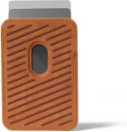 Mujjo Kaarditasku Apple MagSafe magnetkinnitusega, helepruun, naturaalsest nahast,