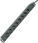 ROLINE 19.07.1623 power extension 2 m 8 AC outlet(s) Indoor Black